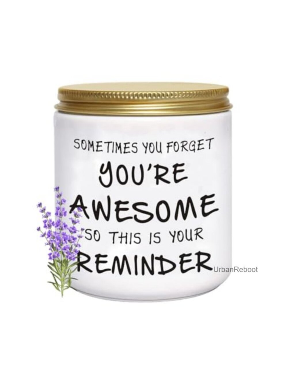 Lavender Scented Soy Candle 50 Hour Burn Gift for Her